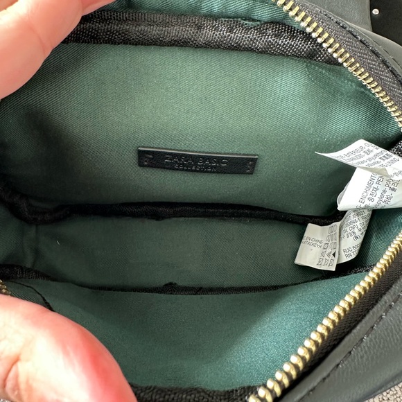 Zara Lionhead Crossbody Lions Bag Womens Medium Black - Picture 14 of 16